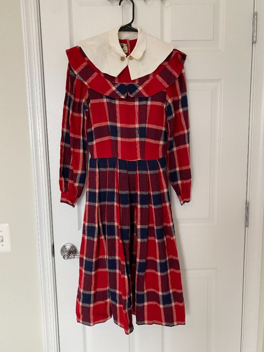 Vintage 1940s Wool Dress - Carole King Junior